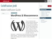 Tablet Screenshot of coldfusionjedi.com